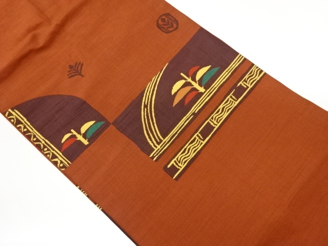 JAPANESE NAGOYA OBI / WOVEN PLANTS